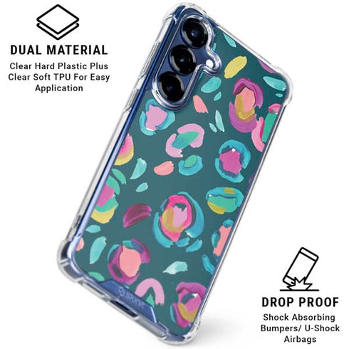 Leopard Spots by Etta Vee Galaxy S25 Clear Case